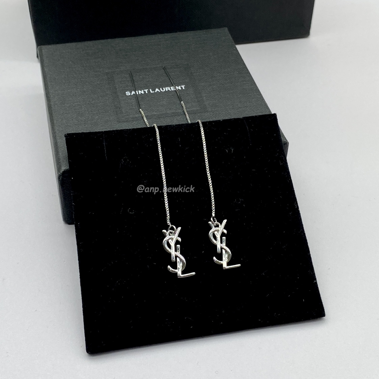 Saint Laurent Opyum Ysl Hanging Earrings (4) - www.newkick.vip